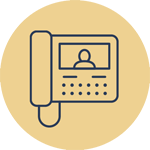 Wideodomofon sterowany telefonem